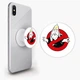 Попсокет (Popsockets) держатель для смартфона Охотники за привидениями (8754-2079-WT) Белый - изображение 1