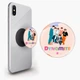 Попсокет (Popsockets) тримач для смартфона БТС (BTS) (8754-3270-BK) Чорний - зображення 1