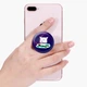 Попсокет (Popsockets) держатель для смартфона Кот за столом (8754-2014-BK) Черный - изображение 6