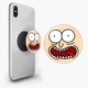 Попсокет (Popsockets) держатель для смартфона Рик Санчез Рик и Морты (Rick Sanchez Rick and Morty) (8754-2632-BK) Черный - изображение 1