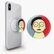 Попсокет (Popsockets) держатель для смартфона Рик Санчез Рик и Морты (Rick Sanchez Rick and Morty) (8754-2931-WT) Белый - изображение 1