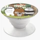 Попсокет (Popsockets) держатель для смартфона Вся правда о медведях (We Bare Bears) (8754-2892-WT) Белый - изображение 3
