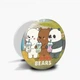 Попсокет (Popsockets) держатель для смартфона Вся правда о медведях (We Bare Bears) (8754-2896-WT) Белый - изображение 5