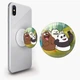 Попсокет (Popsockets) держатель для смартфона Вся правда о медведях (We Bare Bears) (8754-2665-WT) Белый - изображение 1