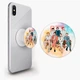 Попсокет (Popsockets) держатель для смартфона БТС (BTS) (8754-3264-WT) Белый - изображение 1