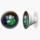 Попсокет (Popsockets) держатель для смартфона Аммонг Ас Зеленый (Among Us Green) (8754-2592-WT) Белый - изображение 4
