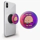 Попсокет (Popsockets) держатель для смартфона Толстый енот (8754-2051-BK) Черный - изображение 1