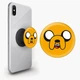 Попсокет (Popsockets) держатель для смартфона Джейк Время Приключен (8754-2046-BK) Черный - изображение 1