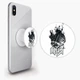 Попсокет (Popsockets) держатель для смартфона Ария (8754-2034-WT) Белый - изображение 1