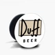 Попсокет (Popsockets) держатель для смартфона Симпсоны Дафф (The Simpsons Duff Beer) (8754-1995-BK) Черный - изображение 5