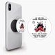 Попсокет (Popsockets) держатель для смартфона Мы внучки ведьм, которых вам не сжечь (8754-2060-BK) Черный - изображение 1