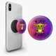 Попсокет (Popsockets) держатель для смартфона Бейбы Йода (8754-1987-BK) Черный - изображение 1