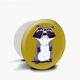 Попсокет (Popsockets) тримач для смартфона Mood: Єнот (8754-2053-WT) Білий - зображення 5