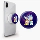 Попсокет (Popsockets) держатель для смартфона Рик и Морты (8754-2082-WT) Белый - изображение 1