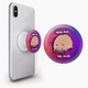 Попсокет (Popsockets) держатель для смартфона Толстый енот (8754-2051-WT) Белый - изображение 1