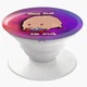 Попсокет (Popsockets) держатель для смартфона Толстый енот (8754-2051-WT) Белый - изображение 3
