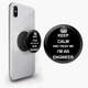 Попсокет (Popsockets) держатель для смартфона Keep Calm (8754-2008-BK) Черный - изображение 1