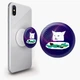 Попсокет (Popsockets) держатель для смартфона Кот за столом (8754-2014-WT) Белый - изображение 1