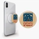 Попсокет (Popsockets) держатель для смартфона Космос и люди (8754-2059-WT) Белый - изображение 1