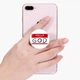 Попсокет (Popsockets) держатель для смартфона Hello, my name is (8754-2004-WT) Белый - изображение 6