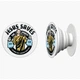 Попсокет (Popsockets) держатель для смартфона Иисус спас вечеринку (8754-2006-WT) Белый - изображение 4