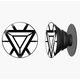 Попсокет (Popsockets) держатель для смартфона Железный человек Марвел (Iron man Marvel) (8754-1449-BK) Черный - изображение 8