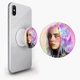 Попсокет (Popsockets) держатель для смартфона Билли Айлыш (Billie Eilish) (8754-1604-WT) Белый - изображение 2