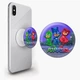Попсокет (Popsockets) держатель для смартфона Герои в масках (PJ Masks) (8754-1612-WT) Белый - изображение 2