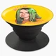 Попсокет (Popsockets) держатель для смартфона Билли Айлыш (Billie Eilish) (8754-1599-BK) Черный - изображение 5