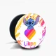Попсокет (Popsockets) держатель для смартфона Стич Лайки (Stitch Likee) (8754-1596-BK) Черный - изображение 9