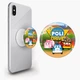 Попсокет (Popsockets) держатель для смартфона Робокар Полы (Robocar Poli) (8754-1617-WT) Белый - изображение 2