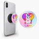 Попсокет (Popsockets) держатель для смартфона Лайки Единорог (Likee Unicorn) (8754-1594-BK) Черный - изображение 2