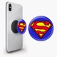 Попсокет (Popsockets) держатель для смартфона Супермэн ДС (Superman DC) (8754-1443-BK) Черный - изображение 2