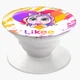Попсокет (Popsockets) держатель для смартфона Лайки Единорог (Likee Unicorn) (8754-1593-WT) Белый - изображение 5