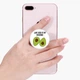 Попсокет (Popsockets) держатель для смартфона Авокадо (8754-1795-WT) Белый - изображение 11