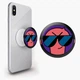 Попсокет (Popsockets) держатель для смартфона Значок Брок Браул Старс (Pin Brock Brawl Stars) (8754-1971-WT) Белый - изображение 1