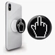 Попсокет (Popsockets) держатель для смартфона рука (8754-1399-WT) Белый - изображение 2