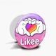 Попсокет (Popsockets) тримач для смартфона Likee (8754-1711-WT) Білий - зображення 10