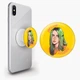Попсокет (Popsockets) держатель для смартфона Билли Айлыш (Billie Eilish) (8754-1599-WT) Белый - изображение 2