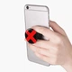 Попсокет (Popsockets) держатель для смартфона Красный Крестик (8754-1407-BK) Черный - изображение 3