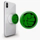 Попсокет (Popsockets) держатель для смартфона Халк Марвелл (Hulk Marvel) (8754-1448-WT) Белый - изображение 2
