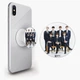 Попсокет (Popsockets) тримач для смартфона БТС (BTS) (8754-1098-WT) Білий - зображення 2