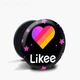 Попсокет (Popsockets) держатель для смартфона Лайк (Likee) (8754-1055-BK) Черный - изображение 10