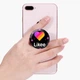 Попсокет (Popsockets) держатель для смартфона Лайк (Likee) (8754-1055-BK) Черный - изображение 11