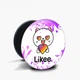 Попсокет (Popsockets) держатель для смартфона Лайк Котик (Likee Cat) (8754-1036-BK) Черный - изображение 9