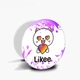 Попсокет (Popsockets) держатель для смартфона Лайк Котик (Likee Cat) (8754-1036-WT) Белый - изображение 9
