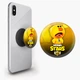 Попсокет (Popsockets) держатель для смартфона Леон Утка, Леон Цыпленок Бравл Старс (Leon Sally Brawl Stars) (8754-1020-BK) Черный - изображение 2