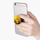 Попсокет (Popsockets) держатель для смартфона Леон Утка, Леон Цыпленок Бравл Старс (Leon Sally Brawl Stars) (8754-1020-BK) Черный - изображение 4