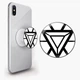 Попсокет (Popsockets) держатель для смартфона Железный человек Марвел (Iron man Marvel) (8754-1449-WT) Белый - изображение 1