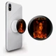 Попсокет (Popsockets) держатель для смартфона Билли Айлыш (Billie Eilish) (8754-1602-WT) Белый - изображение 2
